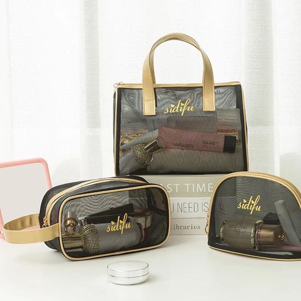 pc vintage mesh cosmetic bag women make up travel clear makeup storage organizer toiletry wash neceser bags & cases
pc vintage mesh cosmetic bag women make up travel clear makeup storage organizer toiletry wash neceser bags & cases