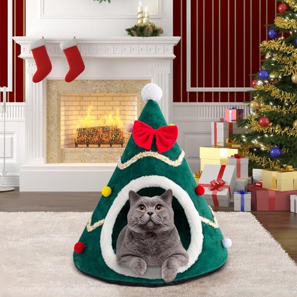 kennels & pens christmas pet bed cute tree shape cat tent winter warm soft dog house nest for cats kittens small animals
kennels & pens christmas pet bed cute tree shape cat tent winter warm soft dog house nest for cats kittens small animals