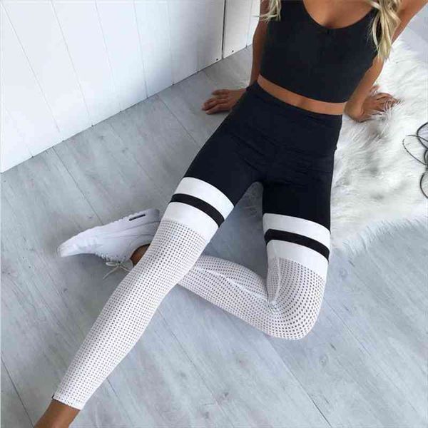 black white patchwork women fitness leggings breathable mesh splicing high waist sporting leggings female skinny dry quick pants
black white patchwork women fitness leggings breathable mesh splicing high waist sporting leggings female skinny dry quick pants