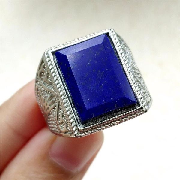 cluster rings genuine natural royal blue lapis lazuli ring gemstone adjustable 16x12mm 925 sterling silver rectangle, Golden;silver
cluster rings genuine natural royal blue lapis lazuli ring gemstone adjustable 16x12mm 925 sterling silver rectangle, Golden;silver