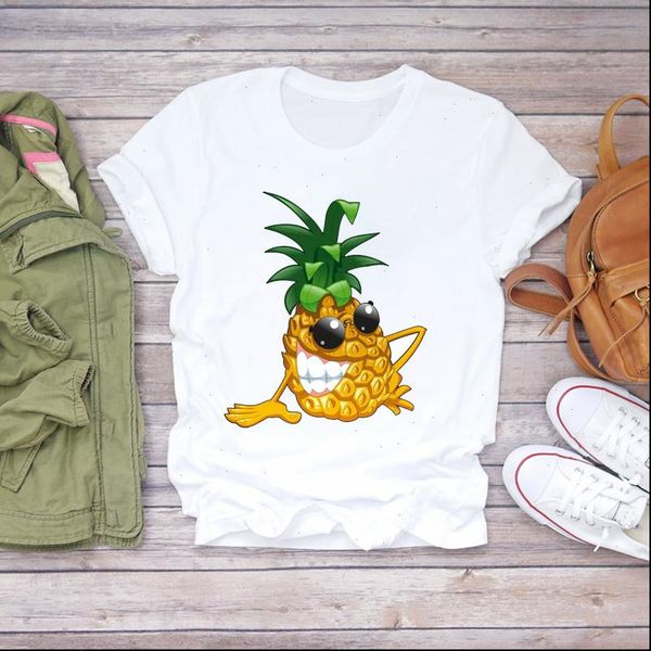women womens t shirts cartoon funny cute print pineapple fruit camisa shirt ladies graphic female tee, White
women womens t shirts cartoon funny cute print pineapple fruit camisa shirt ladies graphic female tee, White