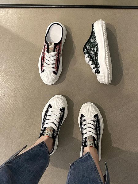 slippers casual shoes woman 2021 cover toe med platform pantofle luxury flat slides fashion pu fabric canvas fema, Black
slippers casual shoes woman 2021 cover toe med platform pantofle luxury flat slides fashion pu fabric canvas fema, Black