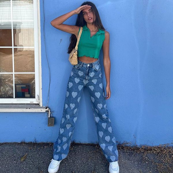 pants trousers love jeans women's autumn 2021 drop loose high waist straight blue leisure, Black;white
pants trousers love jeans women's autumn 2021 drop loose high waist straight blue leisure, Black;white