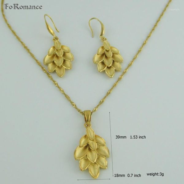 earrings & necklace foromance- gold gp overlay leaf vivid leaves scrub surface pendant 18" water wave dangle easy hook earring set, Silver
earrings & necklace foromance- gold gp overlay leaf vivid leaves scrub surface pendant 18" water wave dangle easy hook earring set, Silver