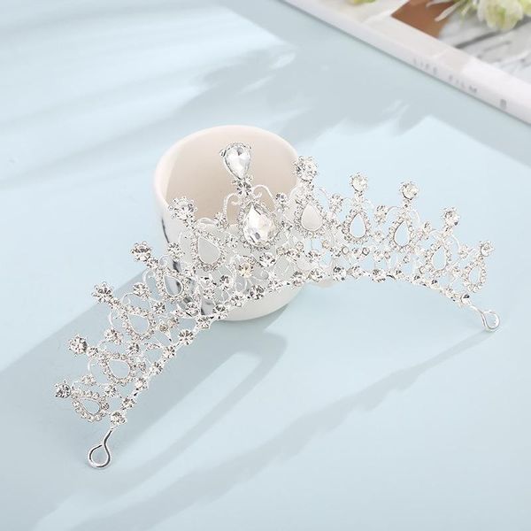 headpieces bride tiara birthday princess crystal wedding dress accessories, Silver
headpieces bride tiara birthday princess crystal wedding dress accessories, Silver