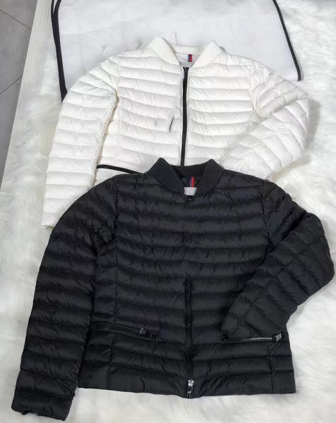 women designer jacket longue saison motorcycle thin white goose down jackets new high-quality street fashion brand coat, Black
women designer jacket longue saison motorcycle thin white goose down jackets new high-quality street fashion brand coat, Black