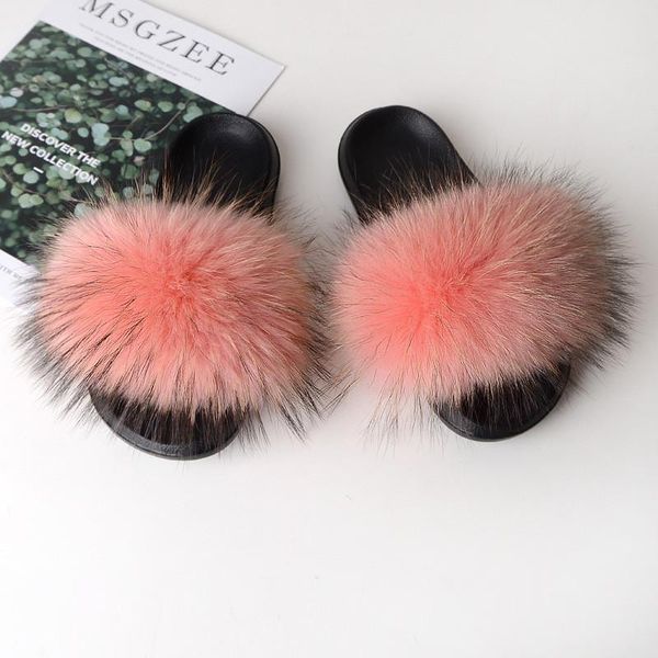 women's fur hair slides summer house flip flops woman furry slippers indoor female sandals fluffy cute raccoon, Black
women's fur hair slides summer house flip flops woman furry slippers indoor female sandals fluffy cute raccoon, Black