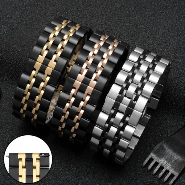 watch bands 20mm 22mm stainless steel strap solid metal wrist bracelet band for samsung galaxy watch3 42mm 46mm gear s3 huawei gt 2 2e, Black;brown
watch bands 20mm 22mm stainless steel strap solid metal wrist bracelet band for samsung galaxy watch3 42mm 46mm gear s3 huawei gt 2 2e, Black;brown