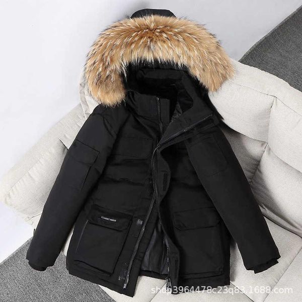off season men's down jacket couple trend handsome and women's same canadian work clothes thickened black
off season men's down jacket couple trend handsome and women's same canadian work clothes thickened black