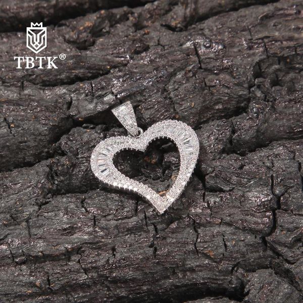 pendant necklaces tbtk iced out crystal baguette cubic zircon lovely heart box chain necklace for women valentines fashion hiphop jewelry, Silver
pendant necklaces tbtk iced out crystal baguette cubic zircon lovely heart box chain necklace for women valentines fashion hiphop jewelry, Silver
