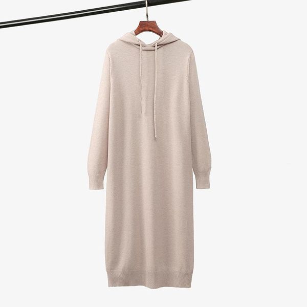 casual dresses knitted dress women hooded sweater long sleeve pullovers warm camel black autumn winter loose jumper 2021, Black;gray
casual dresses knitted dress women hooded sweater long sleeve pullovers warm camel black autumn winter loose jumper 2021, Black;gray