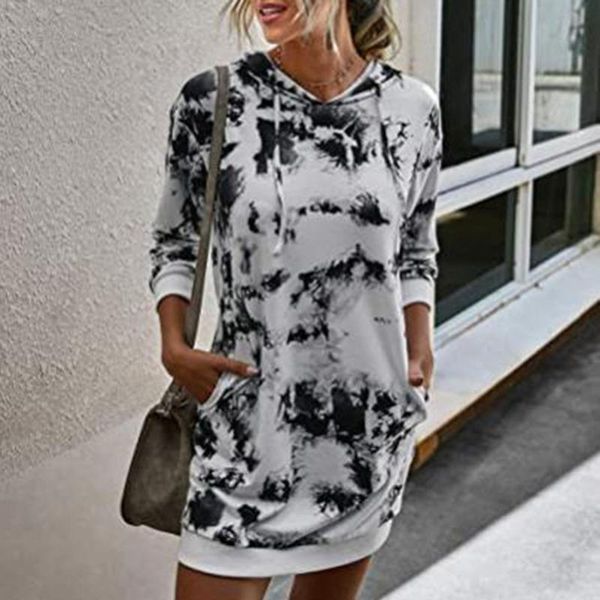 women's hoodies & sweatshirts tie dye pocket autumn harajuku long women casual sweatershirt female printing girls streetwear pullover, Black
women's hoodies & sweatshirts tie dye pocket autumn harajuku long women casual sweatershirt female printing girls streetwear pullover, Black