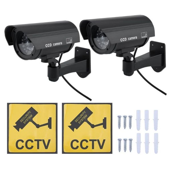 cameras 2pcs waterproof outdoor indoor home security guard dummy ccd camera simulation surveillance built in led flashing light
cameras 2pcs waterproof outdoor indoor home security guard dummy ccd camera simulation surveillance built in led flashing light