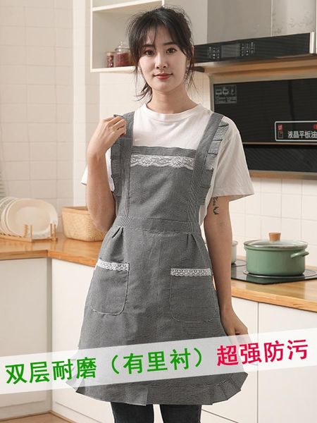 apron household kitchen waterproof and oil-proof korean cute female princess fashion cotton overalls aprons
apron household kitchen waterproof and oil-proof korean cute female princess fashion cotton overalls aprons