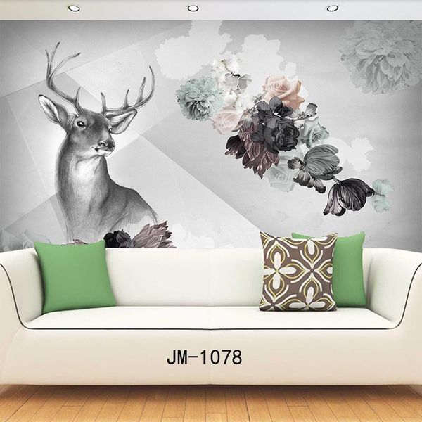wallpapers non-woven wall coveringcustom nordic hand-painted elk flower tv background wallpaper modern minimalist film mural
wallpapers non-woven wall coveringcustom nordic hand-painted elk flower tv background wallpaper modern minimalist film mural