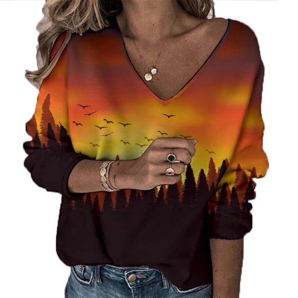 women's t-shirt plus size women v neck printed blouse striped long sleeve t shirt casual baggy pullover tee shirts oversized fashion cl, White
women's t-shirt plus size women v neck printed blouse striped long sleeve t shirt casual baggy pullover tee shirts oversized fashion cl, White