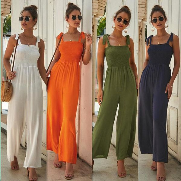 gym clothing fashionable women's summer products solid color suspenders thin section jumpsuits selling explosion models, White;black
gym clothing fashionable women's summer products solid color suspenders thin section jumpsuits selling explosion models, White;black