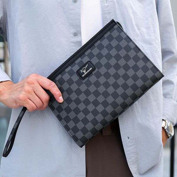 bags handbags men's bag wallet long fashionable high-end light luxury, Black;red 
bags handbags men's bag wallet long fashionable high-end light luxury, Black;red