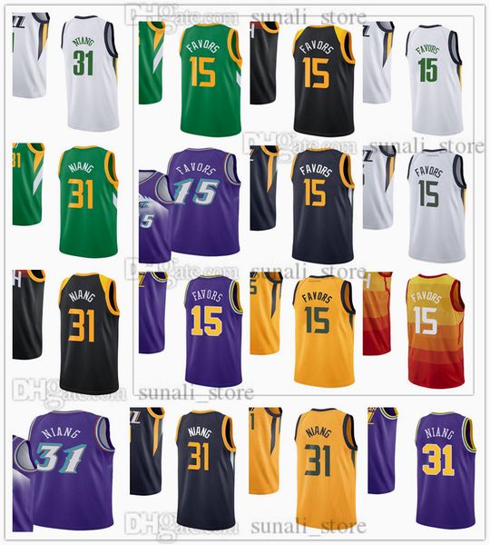 2021 basketball jerseys 15 derrick favors 31 georges niang city black green earned navy white orange color breathable sports shirts, Black;red
2021 basketball jerseys 15 derrick favors 31 georges niang city black green earned navy white orange color breathable sports shirts, Black;red