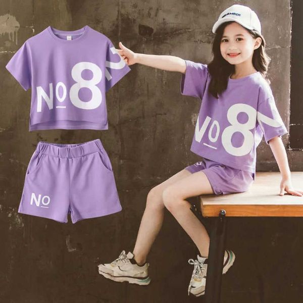 girls clothes short sleeve t shirt + pants sports suits summer kids clothes children clothing sets for 3 4 5 6 7 8 9 10 12 years y0909, White
girls clothes short sleeve t shirt + pants sports suits summer kids clothes children clothing sets for 3 4 5 6 7 8 9 10 12 years y0909, White