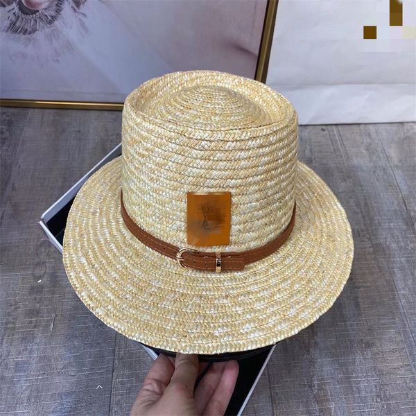 brand logo summer women straw hat fashion sun protection personality wide brim hats with ribbon womens caps the beach on vacation adjustable, Blue;gray
brand logo summer women straw hat fashion sun protection personality wide brim hats with ribbon womens caps the beach on vacation adjustable, Blue;gray
