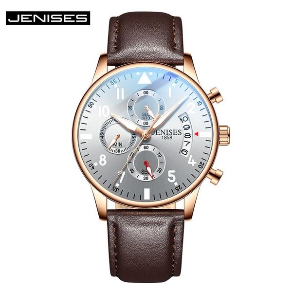 men's sport quartz watch men fashion military chronograph clock male leather strap casual waterproof business wristwatch wristwatches, Slivery;brown
men's sport quartz watch men fashion military chronograph clock male leather strap casual waterproof business wristwatch wristwatches, Slivery;brown