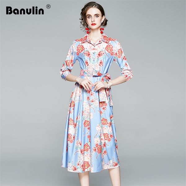 banulin autumn women holiday party blue pink print dress 3/4 sleeve belt fashion designer vintage a line midi 210603, Black;gray
banulin autumn women holiday party blue pink print dress 3/4 sleeve belt fashion designer vintage a line midi 210603, Black;gray