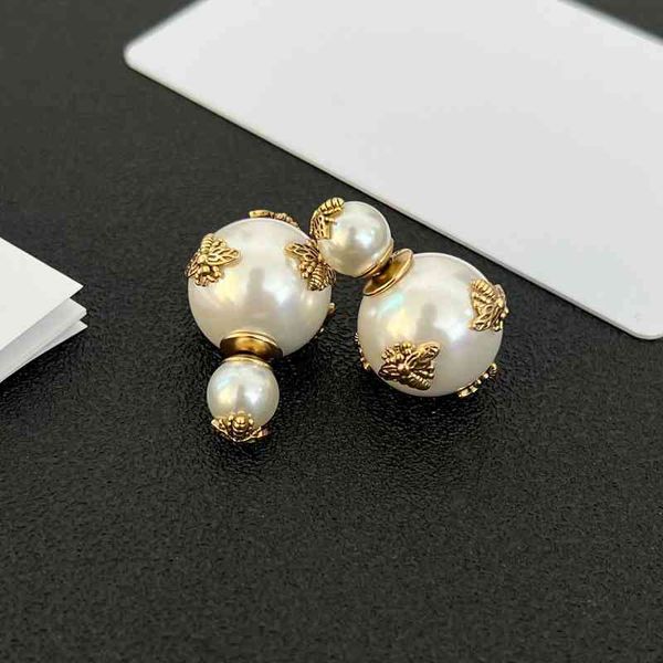 2022 latest factory wholesale new pearl earrings, female minority, bee fairy temperament, back hanging earrings, Golden
2022 latest factory wholesale new pearl earrings, female minority, bee fairy temperament, back hanging earrings, Golden
