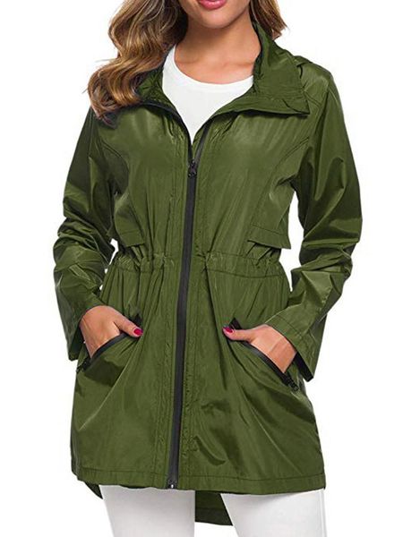 women's jackets women solid rain jacket outdoor plus size waterproof hooded windproof loose coat ladies both sides can wear outwear coa, Black;brown
women's jackets women solid rain jacket outdoor plus size waterproof hooded windproof loose coat ladies both sides can wear outwear coa, Black;brown