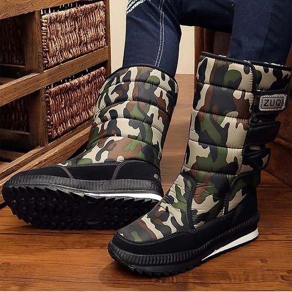 waterproof man boots camouflage men snow boots big size boots platform plush warm shoes winter working shoes for men, Black
waterproof man boots camouflage men snow boots big size boots platform plush warm shoes winter working shoes for men, Black