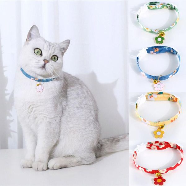 cat collars & leads tjpbf 4 colors cute fashion print flower pendant cats lovely puppy bells collar pets supplies accessories
cat collars & leads tjpbf 4 colors cute fashion print flower pendant cats lovely puppy bells collar pets supplies accessories
