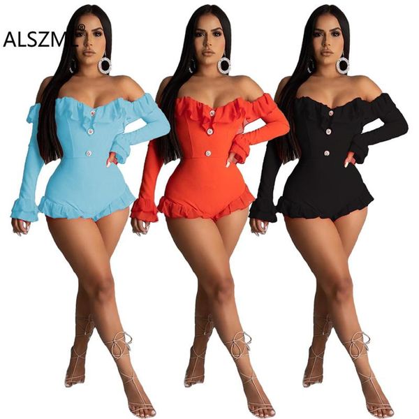 women fashion off shoulder long sleeve skinny jumpsuits tight club party lady playsuits women's & rompers, Black;white
women fashion off shoulder long sleeve skinny jumpsuits tight club party lady playsuits women's & rompers, Black;white