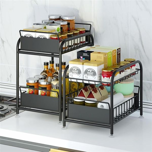 under the kitchen sink storage rack drawer type can be pushed double layer cabinet spices jar bottle & organization
under the kitchen sink storage rack drawer type can be pushed double layer cabinet spices jar bottle & organization
