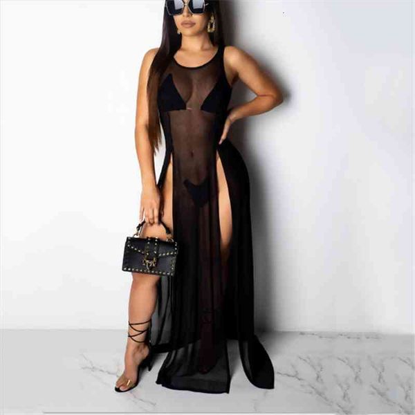 mesh sheer bikini cover up women elegant transparent split beach dress swimsuit holiday beachwear clothes, White;black
mesh sheer bikini cover up women elegant transparent split beach dress swimsuit holiday beachwear clothes, White;black