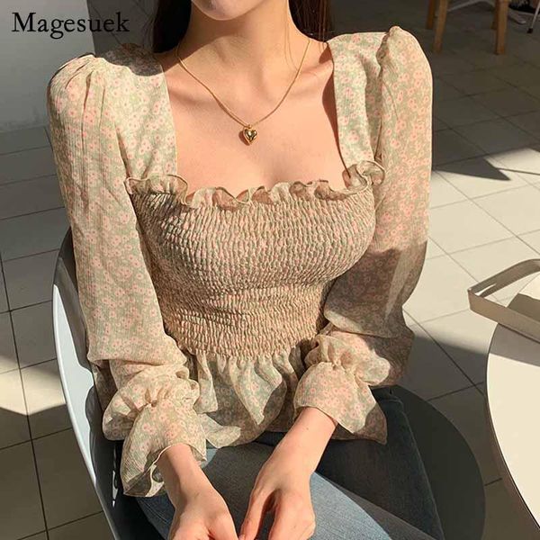 women's blouses & shirts print vintage women casual ladies plus size 2021 autumn puff sleeve shirt ruffles blouse blusas de mujer 11239, White
women's blouses & shirts print vintage women casual ladies plus size 2021 autumn puff sleeve shirt ruffles blouse blusas de mujer 11239, White