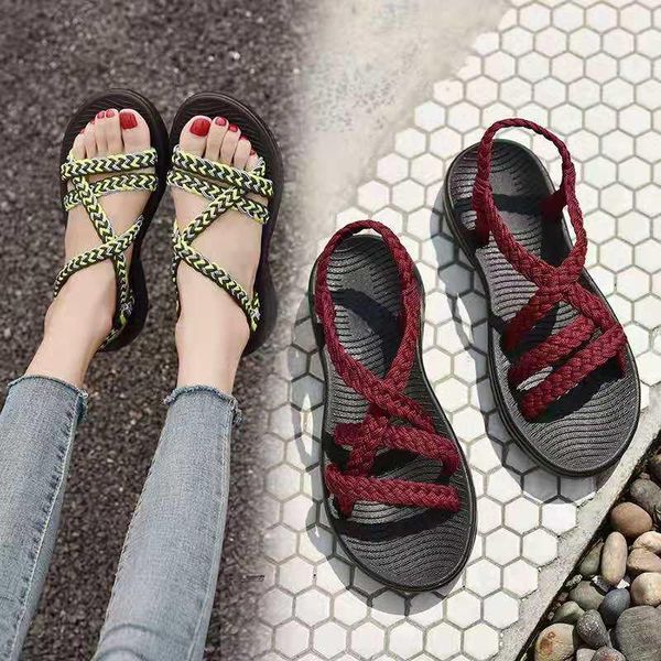 sandals summer casual women shoes fashion strappy flats sports outdoor beach hiking walking ladies sandalias, Black
sandals summer casual women shoes fashion strappy flats sports outdoor beach hiking walking ladies sandalias, Black