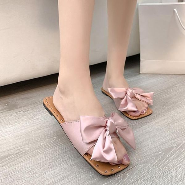 home explosion style fashion ladies slippers flat-bottomed lightweight bowknot decorated outdoor casual sandals#, Black
home explosion style fashion ladies slippers flat-bottomed lightweight bowknot decorated outdoor casual sandals#, Black