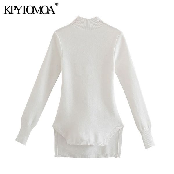 women fashion backless tied straps asymmetry knitted sweater long sleeve female pullovers chic 210420, White;black
women fashion backless tied straps asymmetry knitted sweater long sleeve female pullovers chic 210420, White;black