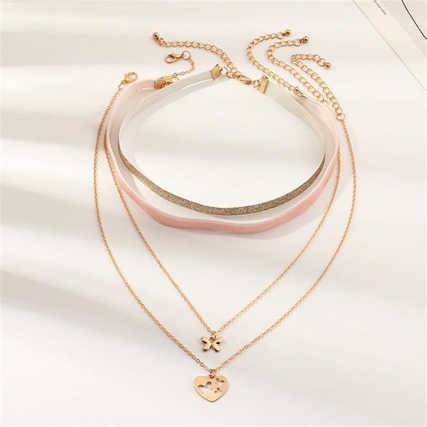 pendant necklaces multilayer necklace butterfly hollow love for women clavicle chains jewelry accessories gift anniversary bijoux femme, Silver
pendant necklaces multilayer necklace butterfly hollow love for women clavicle chains jewelry accessories gift anniversary bijoux femme, Silver