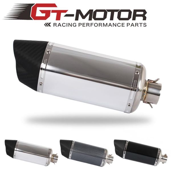 motor - 51mm motorcycle exhaust stainless steel muffler pipe double air outlet length 380mm/14.9inch system
motor - 51mm motorcycle exhaust stainless steel muffler pipe double air outlet length 380mm/14.9inch system