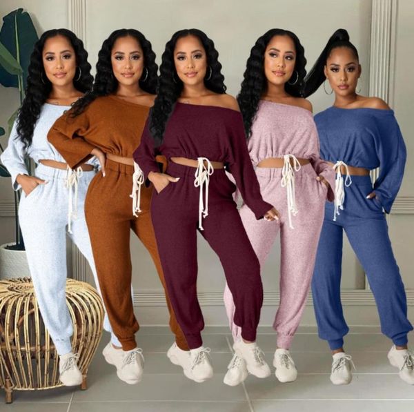 women's two piece pants euramerican autumn fund sells like cakes foreign trade appeal one word gets recreational suit, White
women's two piece pants euramerican autumn fund sells like cakes foreign trade appeal one word gets recreational suit, White