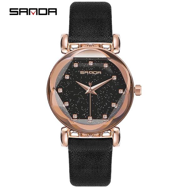 wristwatches sanda 2021 sell women watch charming star sky pattern crystals decoration dial quartz wristwatch gifts relogio feminino 232, Slivery;brown
wristwatches sanda 2021 sell women watch charming star sky pattern crystals decoration dial quartz wristwatch gifts relogio feminino 232, Slivery;brown