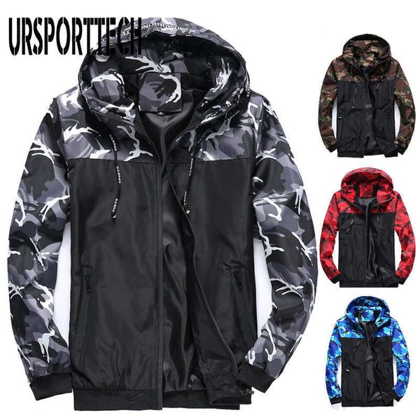 spring autumn mens thin jacket casual camouflage hoodie jacket men waterproof clothes men's windbreaker coat male outwear 5xl6xl 210528, Black;brown
spring autumn mens thin jacket casual camouflage hoodie jacket men waterproof clothes men's windbreaker coat male outwear 5xl6xl 210528, Black;brown