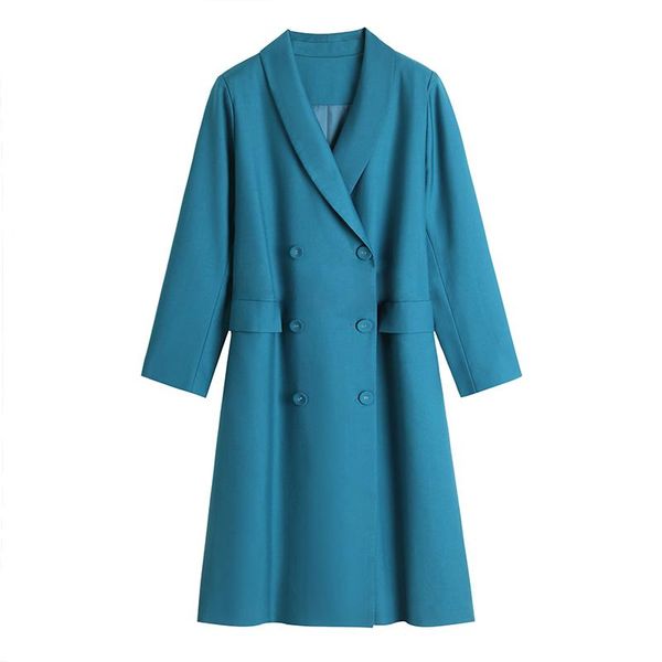 plus size outerwear & coats women's long trench coat blue women autumn sleeve with button elegant thin v-neck female jacket for office, Black
plus size outerwear & coats women's long trench coat blue women autumn sleeve with button elegant thin v-neck female jacket for office, Black