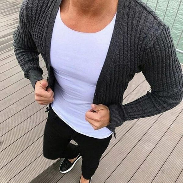 cardigan male autumn long sleeve solid casual men v-neck slim fit knitted mens sweaters men's, White;black
cardigan male autumn long sleeve solid casual men v-neck slim fit knitted mens sweaters men's, White;black