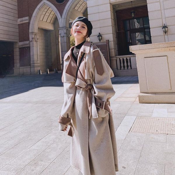 women's wool & blends england style women's blend coat double-breasted long overcoat for lady winter warm thick outerwear female cl, Black
women's wool & blends england style women's blend coat double-breasted long overcoat for lady winter warm thick outerwear female cl, Black