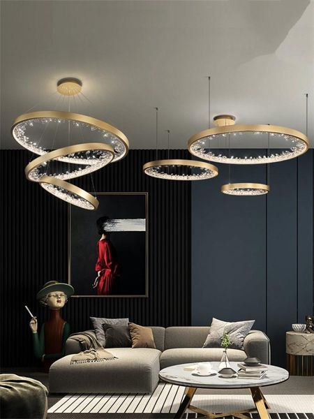 chandeliers luxury ring crystal lights living room modern bedroom dining decorative lighting led hanging lamps
chandeliers luxury ring crystal lights living room modern bedroom dining decorative lighting led hanging lamps