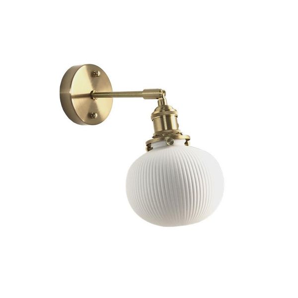 nordic simple brass ceramic wall lamp led e27 vintage modern indoor lighting aisle hallway decor bedroom bedside study cafe
nordic simple brass ceramic wall lamp led e27 vintage modern indoor lighting aisle hallway decor bedroom bedside study cafe