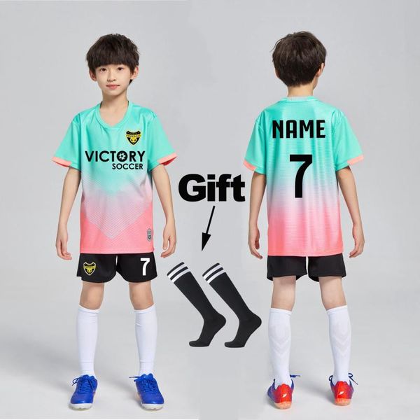 gym clothing 2021 season girl boys football kids jersey uniforms gift socks children's soccer training clothes suit, White;black
gym clothing 2021 season girl boys football kids jersey uniforms gift socks children's soccer training clothes suit, White;black