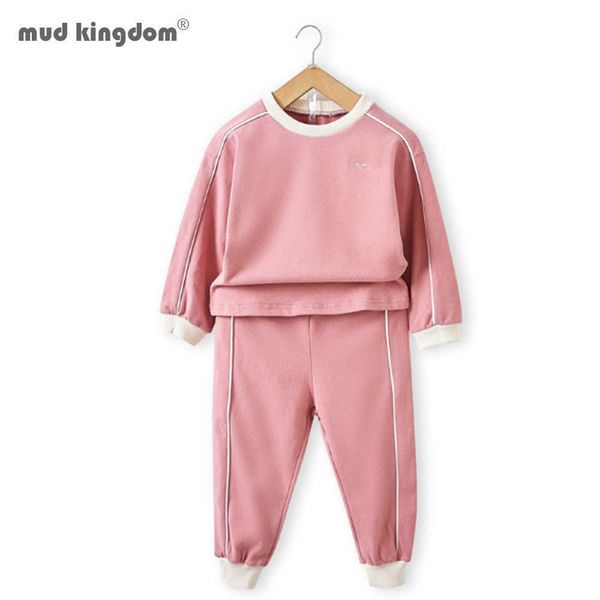mudkingdom toddler girls clothing set cotton solid long sleeve +pants girl jogger outfit 210615, White
mudkingdom toddler girls clothing set cotton solid long sleeve +pants girl jogger outfit 210615, White
